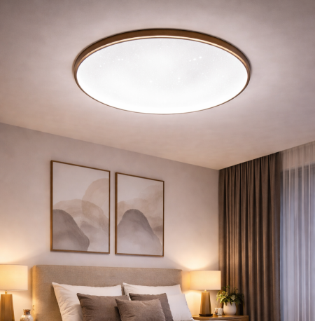 جلوب ليد سقف اطار ذهبي